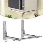 Innovative Space saving Microwave Oven Rack Retractable Stainless Steel Shelf