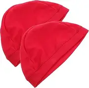 [VERDANVERSE] Breathable Mesh Sports Cap Helmet Liner Beanie for Cycling Motorbike Riding Sun Protection Red