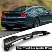 Gloss Black Fits Ford Mustang 2024+ Dark Horse Style Rear Spoiler w/Gurney Flap (for: Ford)