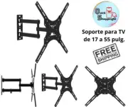 Soporte Tv De Pared Para Pantallas Led Lcd Soporte De Pared TV De 17 A 55 Pulg.