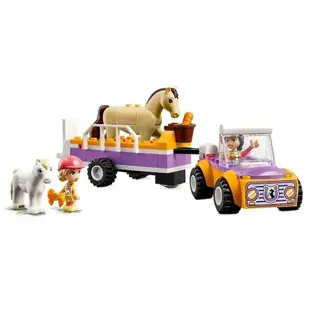 【LEGO 樂高】#42634 Friends系列 馬兒和小馬拖車