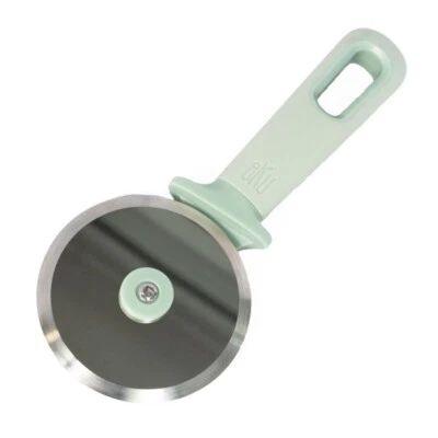NEW eKu Upcycle Stainless Steel Pizza Wheel Avocado