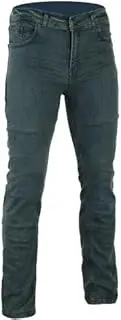 [Bikers Gear Australia] Men's Motorcycle Protective Kevlar Jeans Vintage Blue (32)
