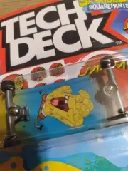 Santa Cruz Skateboard SpongeBob SquarePants Tech Deck W/ Stickers Decals