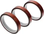 Sulating Tape 3 Rolls of Heat Transfer Tapes for 3D Printing Auto Sensors Circuit Boards Anti-Static High Temp Resistant