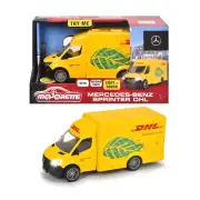 Majorette Collectible Mercedes Benz Sprinter DHL Van with Light and Sounds