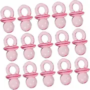 SHOWERORO Cute Baby Shower Supplies 200pcs Mini Pacifiers Safe Easy to Use Soothers for Baby Shower Decor