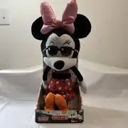 Disney Minnie Mouse Plush with Sunglasses Target Exclusive New In Box