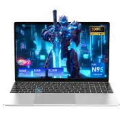 GXMO G156N Laptop Intel Alder Lake-N N95 16GB RAM 512GB SSD 15.6 Inch FHD IPS Screen Fingerprint Unlock Backlit Keyboard