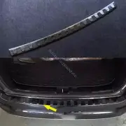 For Kia Sorento 2018-2020 Black Titanium Outer Rear Bumper Protector Sill Plate (for: Kia)