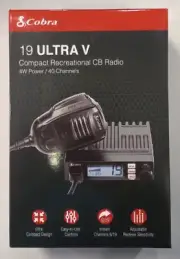 Cobra 19 Ultra V Ultra-Compact Full Featured CB Radio 40-Channel Fixed-Mount