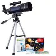 Kids Telescope Moon Gazer Series with 15-150X 300x70mm Compact Telescope Kit 1