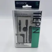 New Vintage Sony Tie Pin Mini Microphone ECM-144 Old Stock