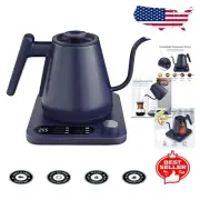 Premium 0.8L Gooseneck Kettle with Temperature Control & Auto Keep Warm Feature