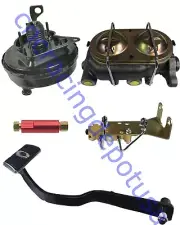 9" Power Brake Booster Conversion Kit Disc Drum For 1967 1968 1969 Ford Mustang