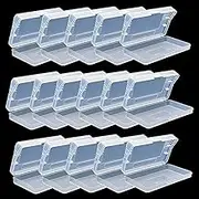 16PCS Transparent Cartridge Game Case Box Clear Anti Dust Cover Storage Box Protective Game Card Case for Nintendo Gameboy Advance GBA