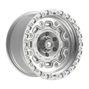 17x9 Fittipaldi Offroad FT100MS Silver Wheel 6x5.5 (-12mm)