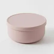 Nordic Kids Henny Silicone Bowl with Lid - Musk