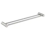 CADDENCE Series Brushed Nickel Double Towel Rail 600mm
