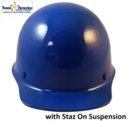 MSA Skullgard Cap Style with StazON Suspension - Custom Royal Blue