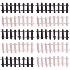 10PCS White Picket Fence Garden Border Decorative Fence Garden Picket Fence