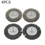 Wire Brush Metal Brush Accessories 4pcs/set Abrasive Wire/Stainless Steel