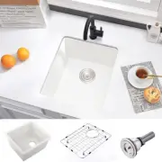 17 Inch Bar Sink Undermount Kitchen Sink Dual Mount Single Bowl Granite