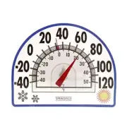 Static Cling Indoor Outdoor Thermometer, Temperature Gauge for Patio, Pool,