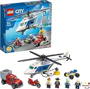 LEGO City Police Helicopter Chase 60243 Police Playset, LEGO Building Sets for Kids