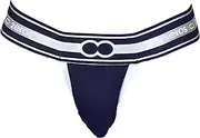 [2EROS] Mens Underwear - Men's Thong String - Heracles Thong Black - Black 1x