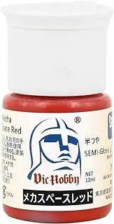 Vic Hobby VICSA011 Mecha Space Red 0.4 fl oz (12 ml) Model Paint