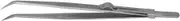 Respicefinem Alloy Steel Tweezers With Adjustable Slide Lock Antimagnetic Tweezers Ideal For Electronic Repair Pointed Tip High Hardness Wear And For Multiple Usages (Bent Head)