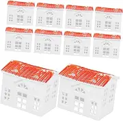 10pcs Simulation Villa Models Micro Landscape Model DIY Model Decor for Indoor/Outdoor Dec