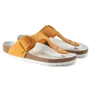 Birkenstock Gizeh Big Buckle Nubuck Leather sandals in apricot EU 36 regular