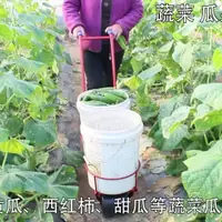 在飛比找樂天市場購物網優惠-大棚蔬菜瓜果移動采摘車黃瓜西紅柿運輸手推拉懶漢人車采摘工具車