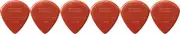 6 x Dunlop Max Grip Jazz 3 Red Nylon Gauge Guitar Picks Jazz III