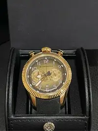 在飛比找Yahoo!奇摩拍賣優惠-Bomberg 炸彈錶，石英，計時，不鏽鋼，全新，鍍玫瑰金，