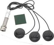 EXQUIMEUBLE Guitar Pickup No Punching Piezoelectric Pickup for Acoustic Classical Bass Ukulele Mandolin Volume Control Easy Install Outstanding Sound Quality Versatile Compatibility