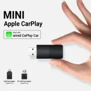 2025 Apple CarPlay Wireless Adapter Car Play Dongle Bluetooth WiFi Fast Connect