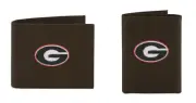 ZEP-PRO NCAA Georgia Bulldogs Leather Embroidered Wallet Bifold or Trifold