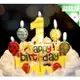 【歐比康】 創意造型生日蠟燭 生日蛋糕造型蠟燭 生日快樂 氣球造型 兒童派對 週歲慶生 生日禮物字母蛋糕蠟燭