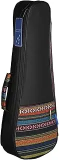 RAYWE Colorful 21" Soprano Ukelele Ukulele Uke Bag Backpack Case Ethnic National Style Durable Cotton Thicken Padding with Adjustable Shoulder Strap
