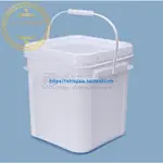 優品-推薦-長方形塑膠桶密封桶水桶帶蓋手提收納桶釣魚桶5/9/12/18L20升