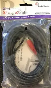 RadioShack 20-Ft TV PC Convergence Cable CRQ Cable