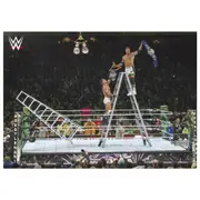 WWE Grayson Waller and Austin Theory Ladder Match WrestleMania Poster - Unframed A2