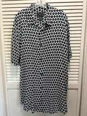 Shaquille O’Neal Blk/Wh Check Short Sleeve Dress Shirt Button Up NWT Size XLT