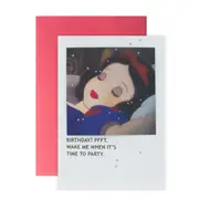Connections from Hallmark Disney Snow White and the Seven Dwarfs Birthday Card - Time To Party