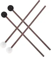 DRESSOOS 2 Pairs Ethereal Drumstick Percussion Instrument Accessories Portable Drumstick Small Drumstick Portable Drum Mallet Drumstick for Steel Tongue Drum Percussion Instrument Drumstick