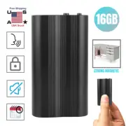 500 Hr Mini Spy Voice Activated Recorder Digital Audio Magnetic 16GB MP3 Player