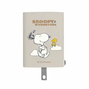 【SNOOPY 史努比】復刻款 47W GaN氮化鎵 兩孔1C1A 快充充電器/旅充-悠遊(杏米)